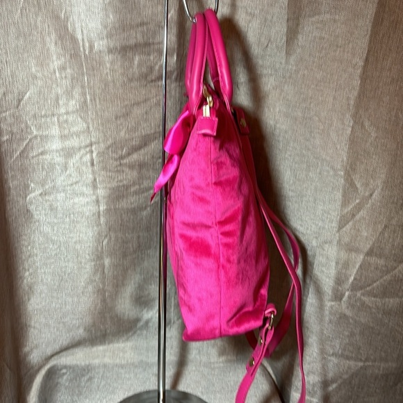Juicy Couture PINK Velvet Backpack Shoulder bag - Picture 4 of 10